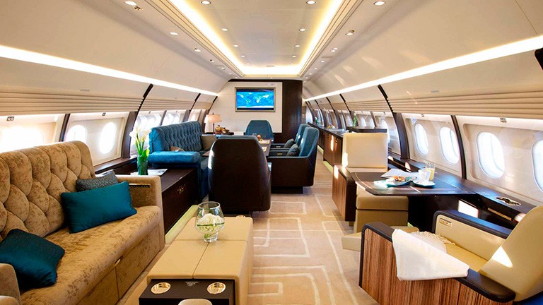 cabina Boeing Business Jet (BBJ)